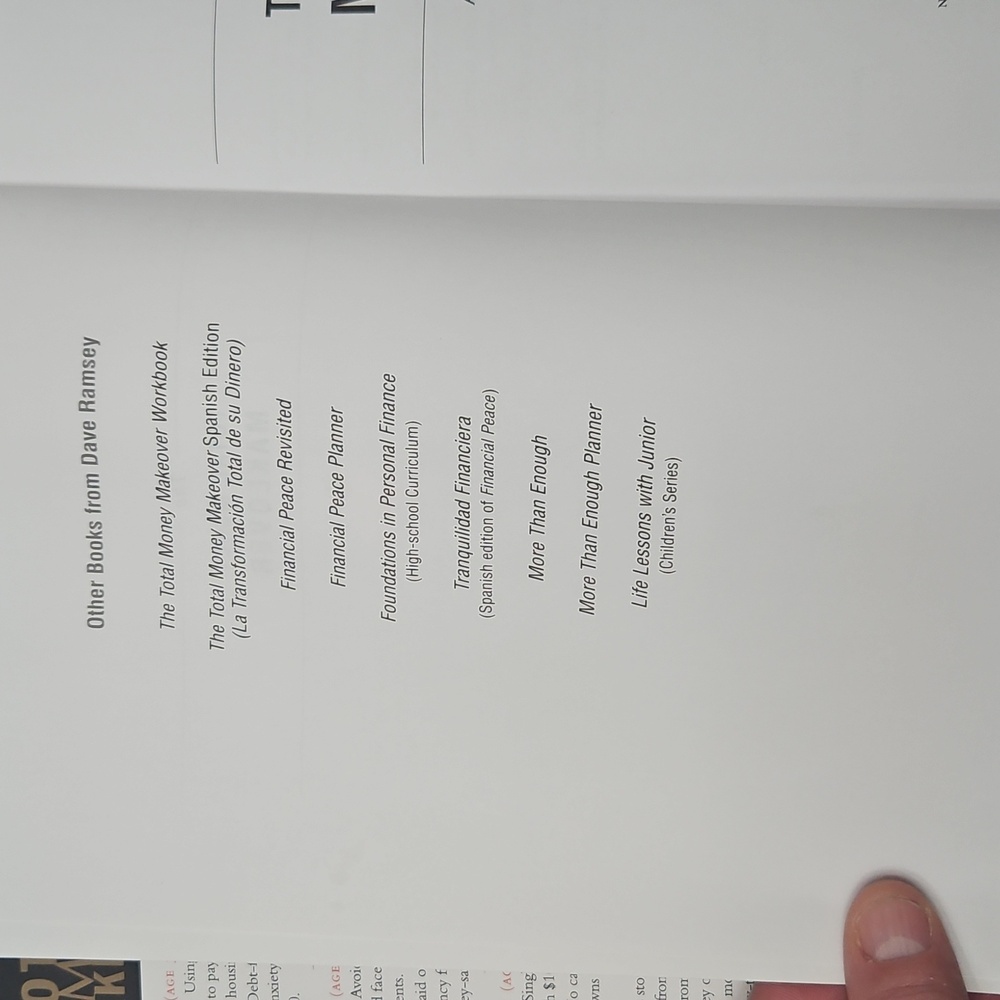 Dave Ramsey's The Total Money Makeover - Black Cover Edition - Picture 4 of 12